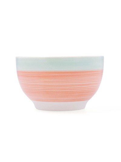 Snack Bowl Quid Kaleido Green Coral Ceramic (12 Units)