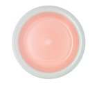 Flat Plate Quid Kaleido Green Coral Ceramic Ø 27 cm (12 Units)