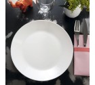 Assiette plate Luminarc Zelie Blanc verre Ø 25 cm (12 Unités)