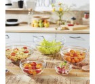 Cuenco Luminarc Apilable Transparente Vidrio (6 Unidades)