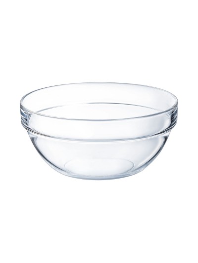 Cuenco Luminarc Apilable Transparente Vidrio (6 Unidades)
