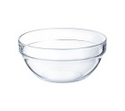 Cuenco Luminarc Apilable Transparente Vidrio (6 Unidades)
