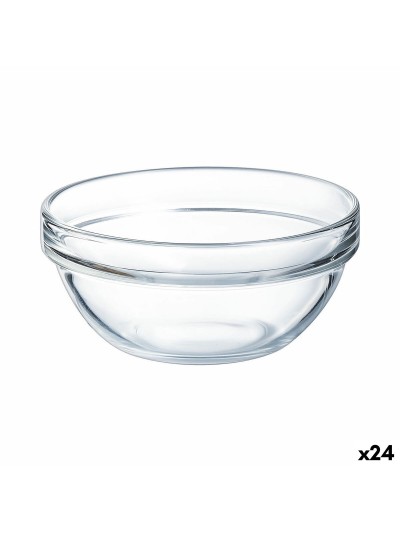 Cuenco Luminarc Apilable Transparente Vidrio (24 Unidades)