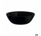 Snack Bowl Luminarc Zelie Negro Black Glass (12 Units)
