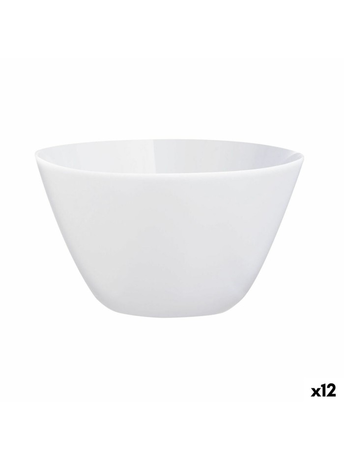 Cuenco Luminarc Zelie Blanco Vidrio (12 Unidades)
