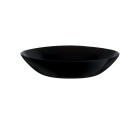 Deep Plate Luminarc Zelie Negro Black Glass Ø 20 cm (12 Units)