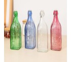 Bottle Quid Viba Transparent Glass 1 L (12 Units)