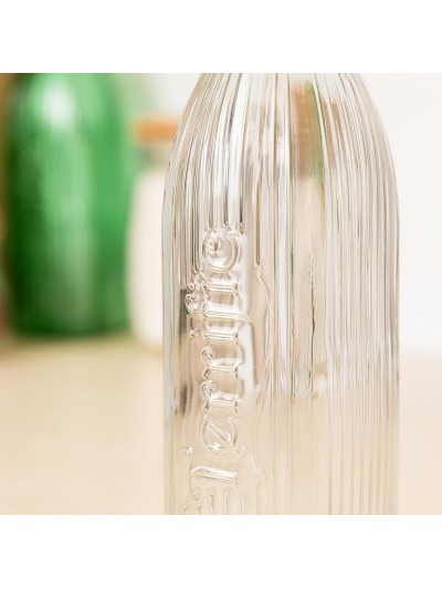 Bottle Quid Viba Transparent Glass 1 L (12 Units)
