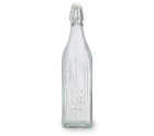 Bottle Quid Viba Transparent Glass 1 L (12 Units)