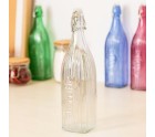 Bottle Quid Viba Transparent Glass 1 L (12 Units)