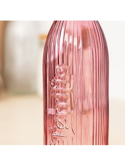 Botella Quid Viba Rosa Vidrio 1 L (12 Unidades)