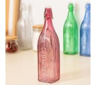 Bottle Quid Viba Pink Glass 1 L (12 Units)