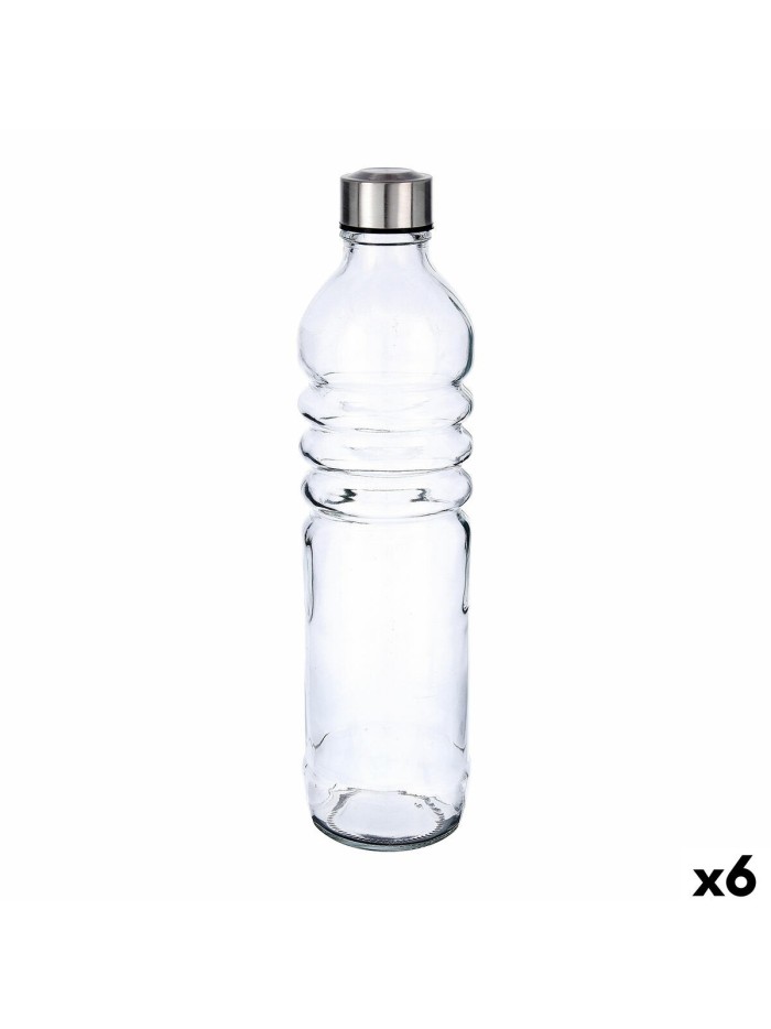 Bottle Quid Fresh Transparent Glass 1,25 L (6 Units)