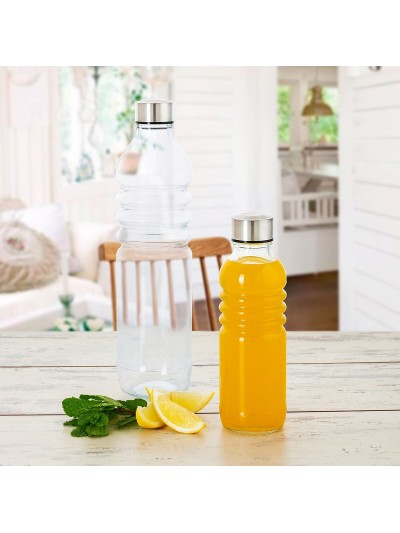 Botella Quid Fresh Transparente Vidrio 1,25 L (6 Unidades)