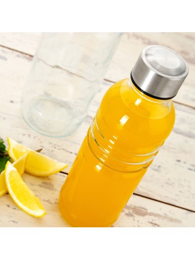 Botella Quid Fresh Transparente Vidrio 1,25 L (6 Unidades)