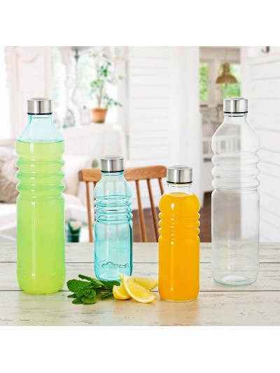 Botella Quid Fresh Transparente Vidrio 1,25 L (6 Unidades)