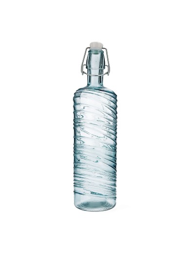 Botella Quid Aire Turquesa Vidrio 1 L (12 Unidades)