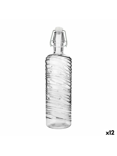 Botella Quid Aire Transparente Vidrio 1 L (12 Unidades)