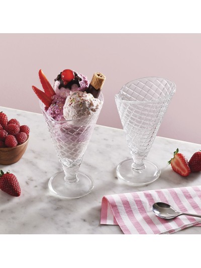 Ice Cream and Milk Shake Glass Bormioli Rocco Gelato Glass 210 ml (6 Units)