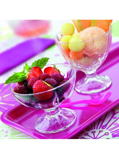Ice Cream and Milk Shake Glass Luminarc Sorbet Transparent Glass 380 ml (12 Units)