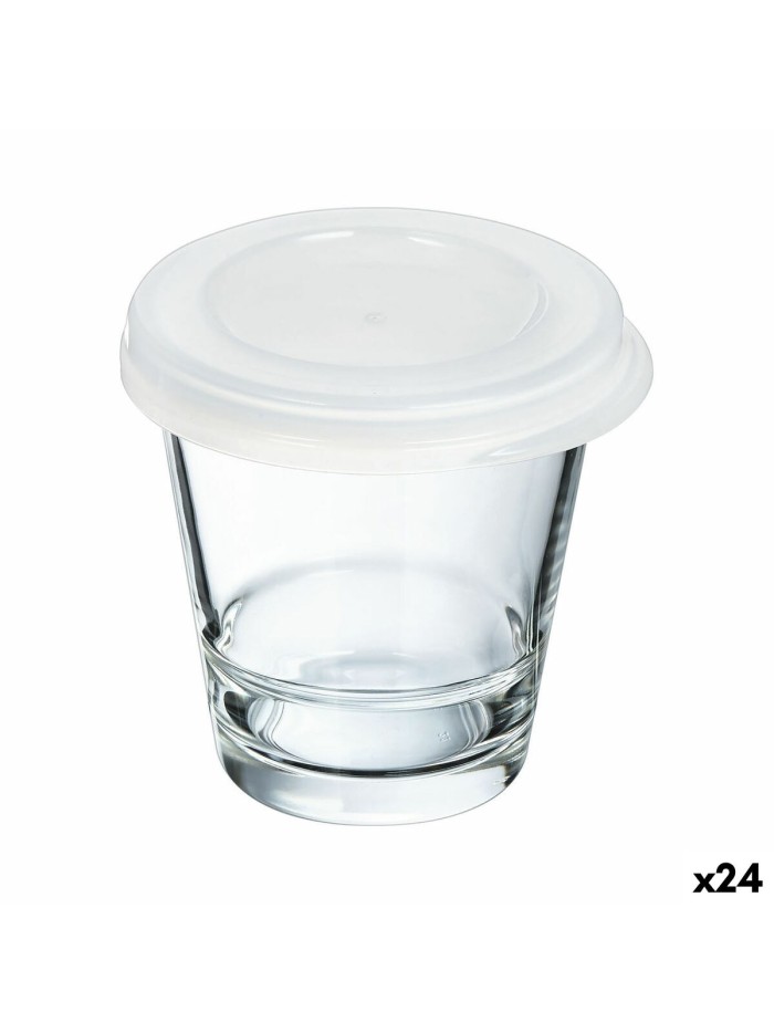 Glass with Lid Arcoroc So Urban Transparent Glass 260 ml (24 Units)