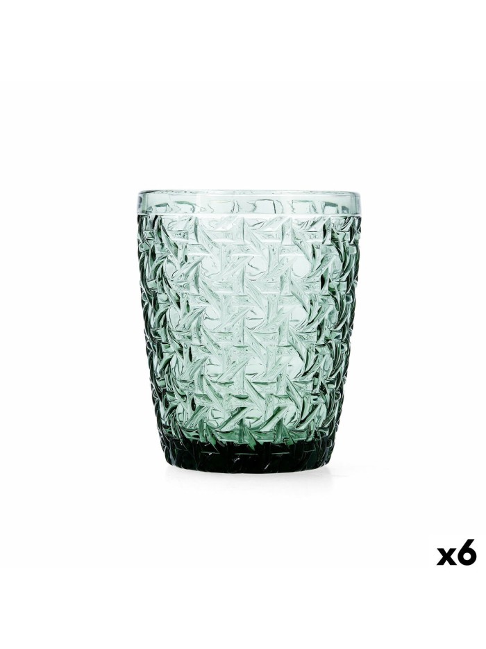 Verre Bidasoa Agata Vert verre 300 ml (6 Unités)