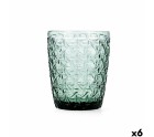 Glass Bidasoa Agata Green Glass 300 ml (6 Units)