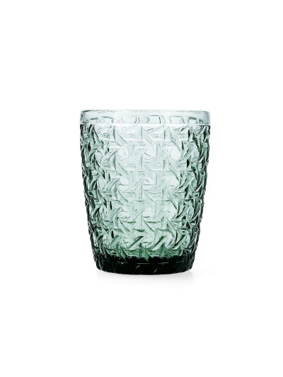 Glass Bidasoa Agata Green Glass 300 ml (6 Units)