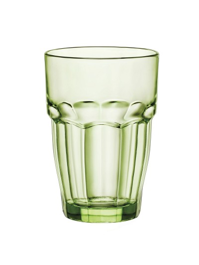 Vaso Bormioli Rocco Rock Bar Verde Vidrio 370 ml (6 Unidades)
