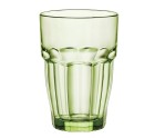 Glass Bormioli Rocco Rock Bar Green Glass 370 ml (6 Units)