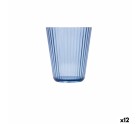Glass Quid Sunset Azul Blue Plastic 300 ml (12 Units)
