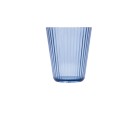 Glass Quid Sunset Azul Blue Plastic 300 ml (12 Units)