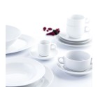 Cup Quid Basic White Ceramic 80 ml (12 Units)