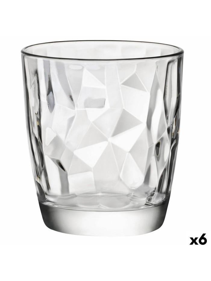 Glass Bormioli Rocco Diamond Transparent Glass 300 ml (6 Units)