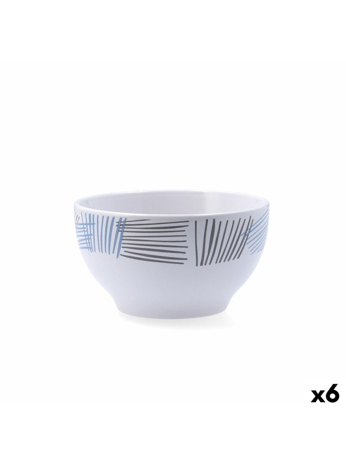 Bowl Quid Chicago White Ceramic 510 ml (6 Units)