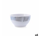 Bowl Quid Chicago White Ceramic 510 ml (6 Units)