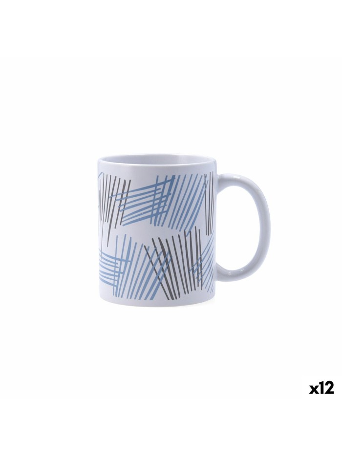 Taza Mug Quid Chicago Blanco 330 ml (12 Unidades)