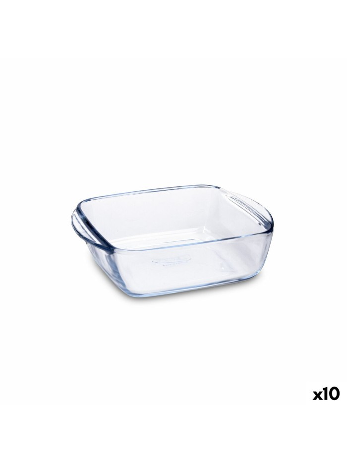 Serving Platter Pyrex Airfryer Transparent Glass 1 L 20 x 17 cm (10 Units)