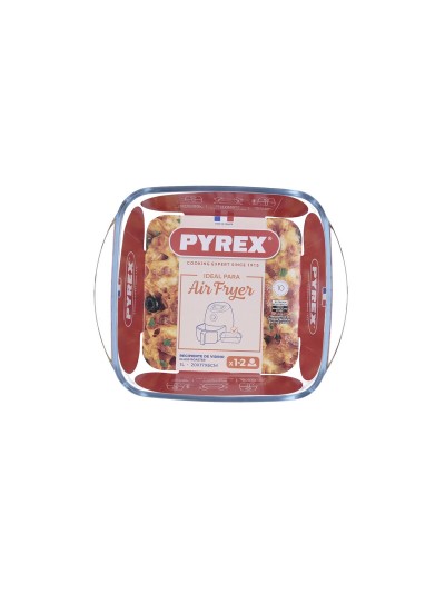 Fuente de Cocina Pyrex Airfryer Transparente Vidrio 1 L 20 x 17 cm (10 Unidades)