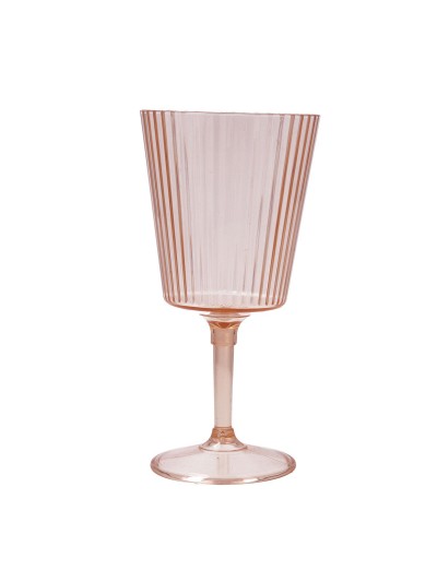 Wineglass Quid Sunset Coral Coral Plastic 400 ml (12 Units)