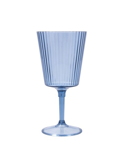 Wineglass Quid Sunset Azul Blue Plastic 400 ml (12 Units)