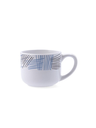 Taza Mug Quid Chicago Blanco 400 ml (6 Unidades)
