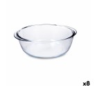 Serving Platter Pyrex Airfryer Transparent Glass Ø 26 cm 2,3 L (8 Units)