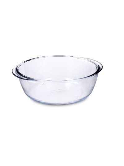 Serving Platter Pyrex Airfryer Transparent Glass Ø 26 cm 2,3 L (8 Units)