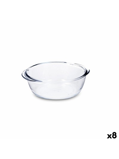 Fuente de Cocina Pyrex Airfryer Transparente Vidrio Ø 20 cm 1,1 L (8 Unidades)