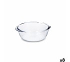 Plat à Gratin Pyrex Airfryer Transparent verre Ø 20 cm 1,1 L (8 Unités)