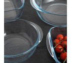 Fuente de Cocina Pyrex Airfryer Transparente Vidrio Ø 20 cm 1,1 L (8 Unidades)