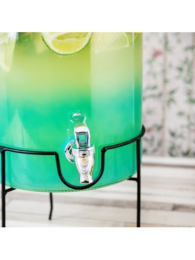 Dispensador de bebidas Quid Viba Multicolor Vidrio 7,5 L (2 Unidades)