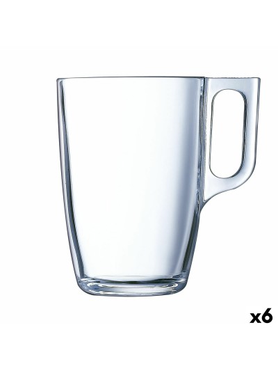 Taza Mug Luminarc Nuevo Transparente 320 ml (6 Unidades)