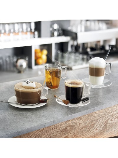 Taza Mug Arcoroc Voluto Transparente 250 ml (6 Unidades)